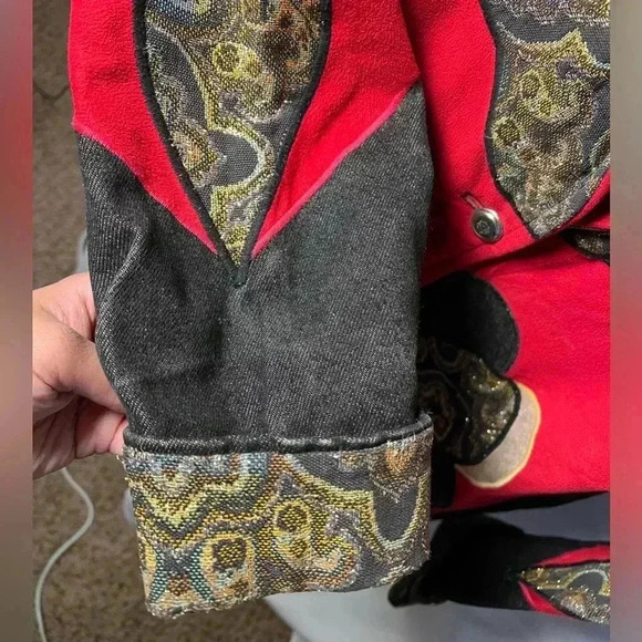 VTG 1980’s Gold Canyon De-Zines Denim Embroidered Jacket USA MADE Large - Picture 2 of 6